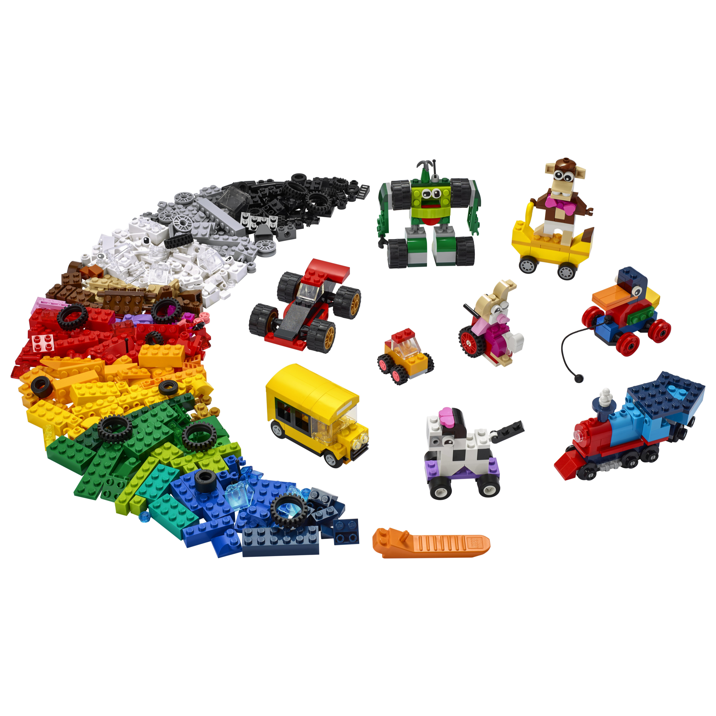 LEGO CLASSIC 11014 - MATTONCINI E RUOTE