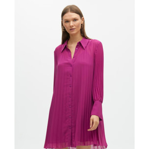 Vestito Corto Plissé