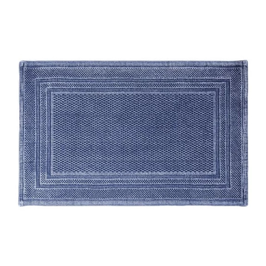 Tapis de bain Coton FLAIR 50x80cm Bleu denim Elements by Spirella