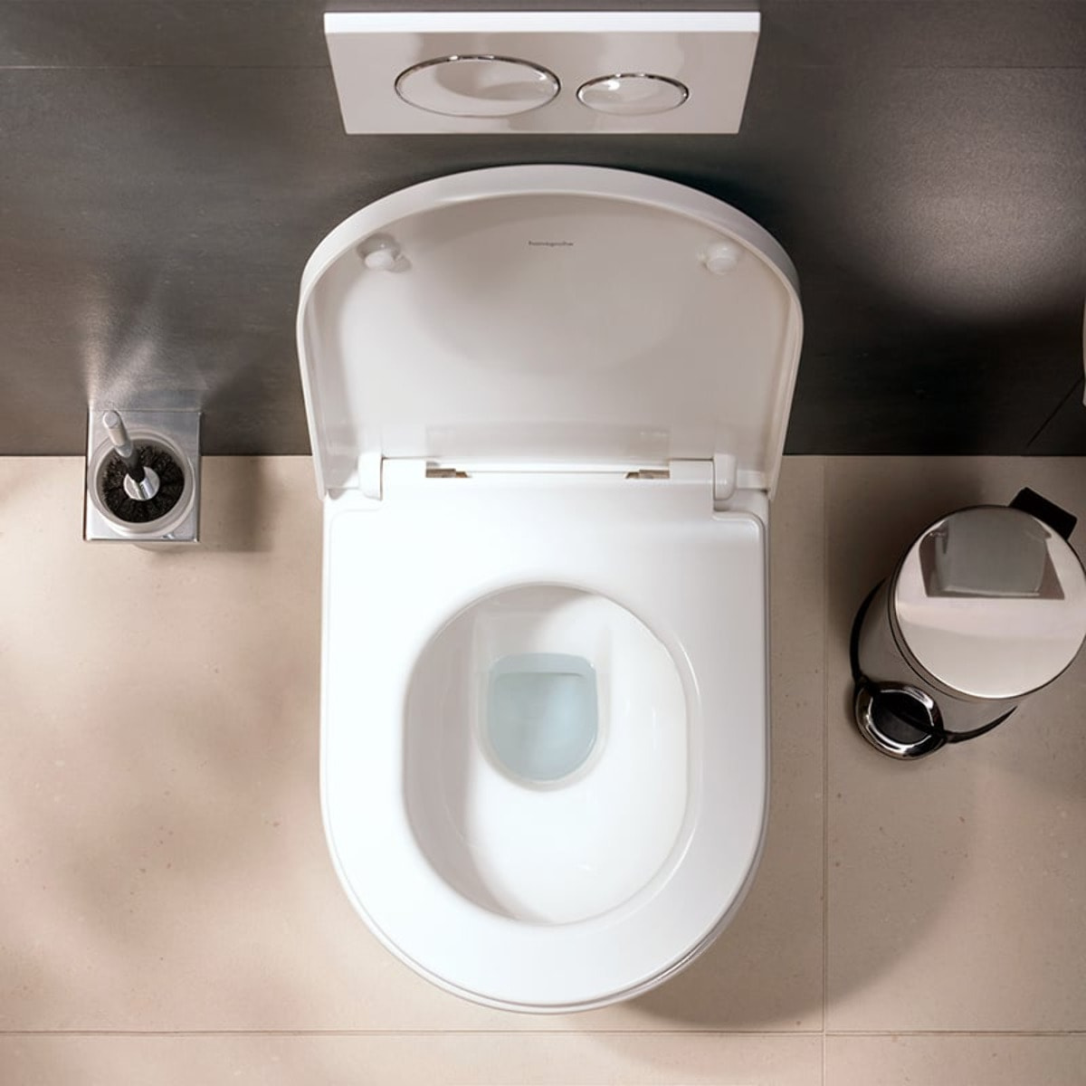Pack WC Bati-support Geberit Duofix + WC sans bride EluPura Original S + Abattant classique + Plaque blanche (EluPuraSGeb3)