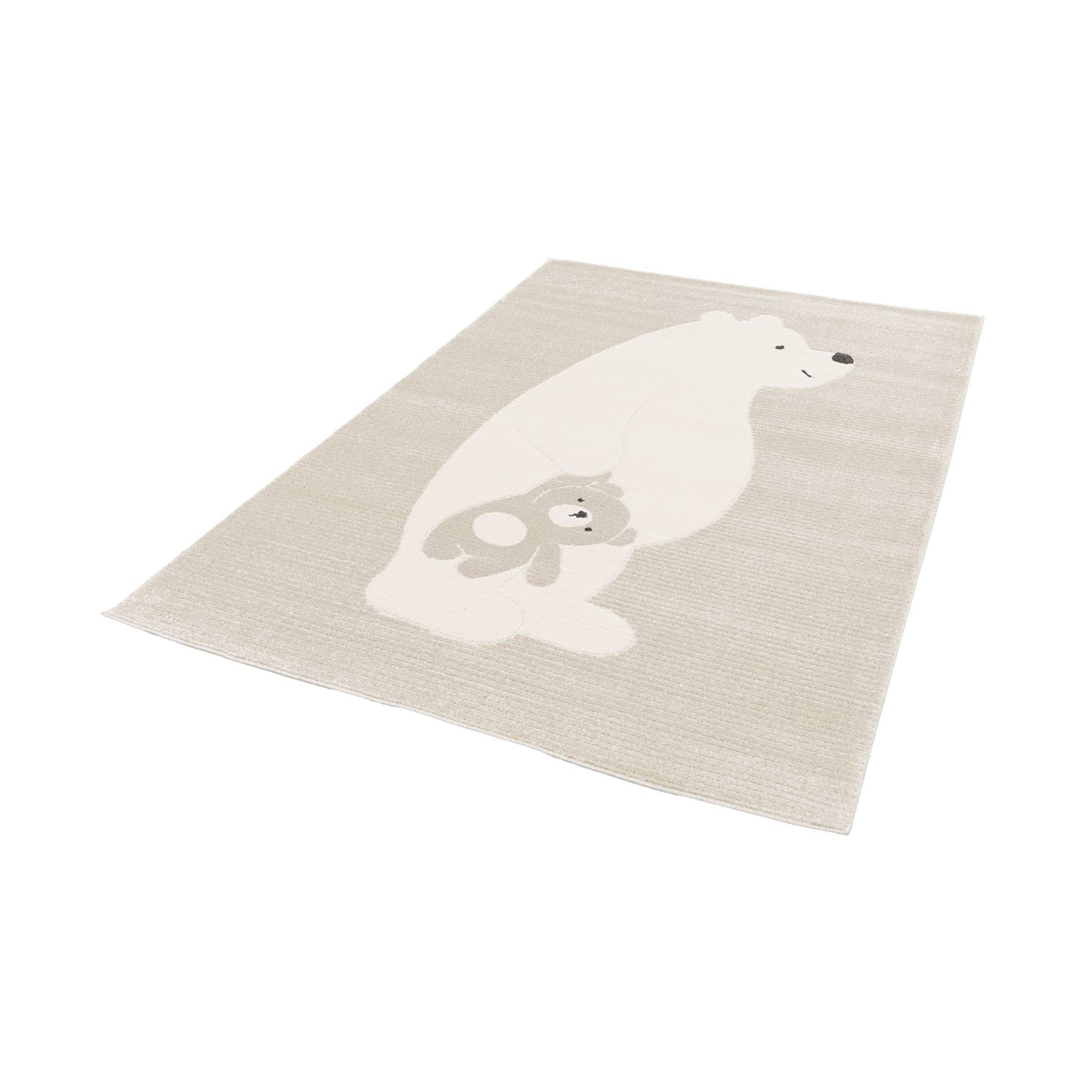 Tapis intérieur enfant beige créme oursons RYAN