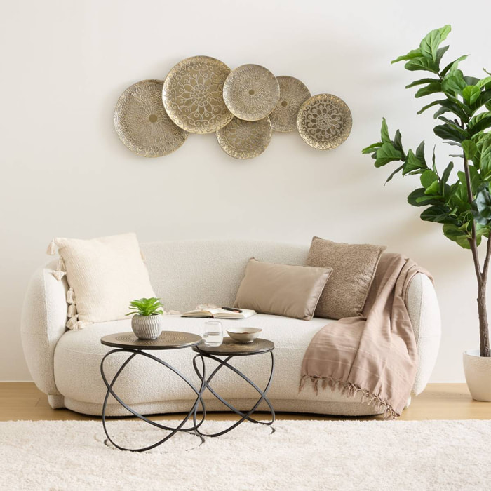 Décoration murale Junon 51x118cm doré