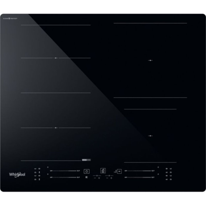 Plaque induction WHIRLPOOL WFS3660CPNE Cleanprotect