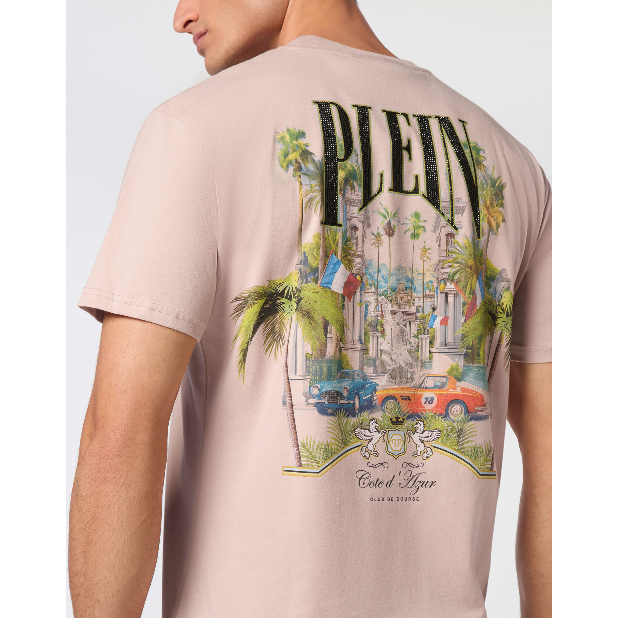 PHILIPP PLEIN Camiseta Cuello Redondo RACING