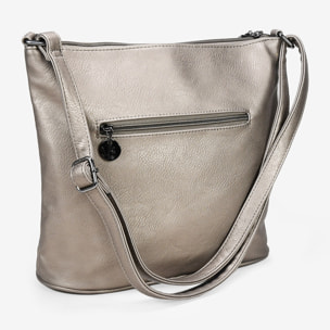 Bolso bandolera bronce acolchado