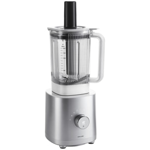 ZWILLING Blender Universel, 5 Programmes, 1,4 Litres, 1200W, 220-240V, Moteur DC, Prise UE, Argent, série Enfinigy