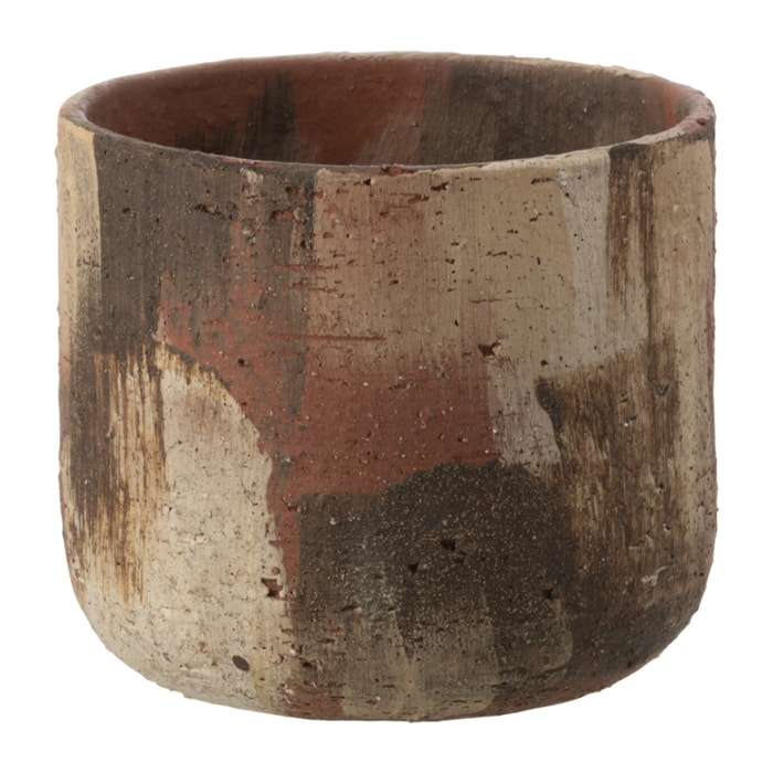 J-Line cache-pot Miltos - céramique - mix - large - Ø 22 cm