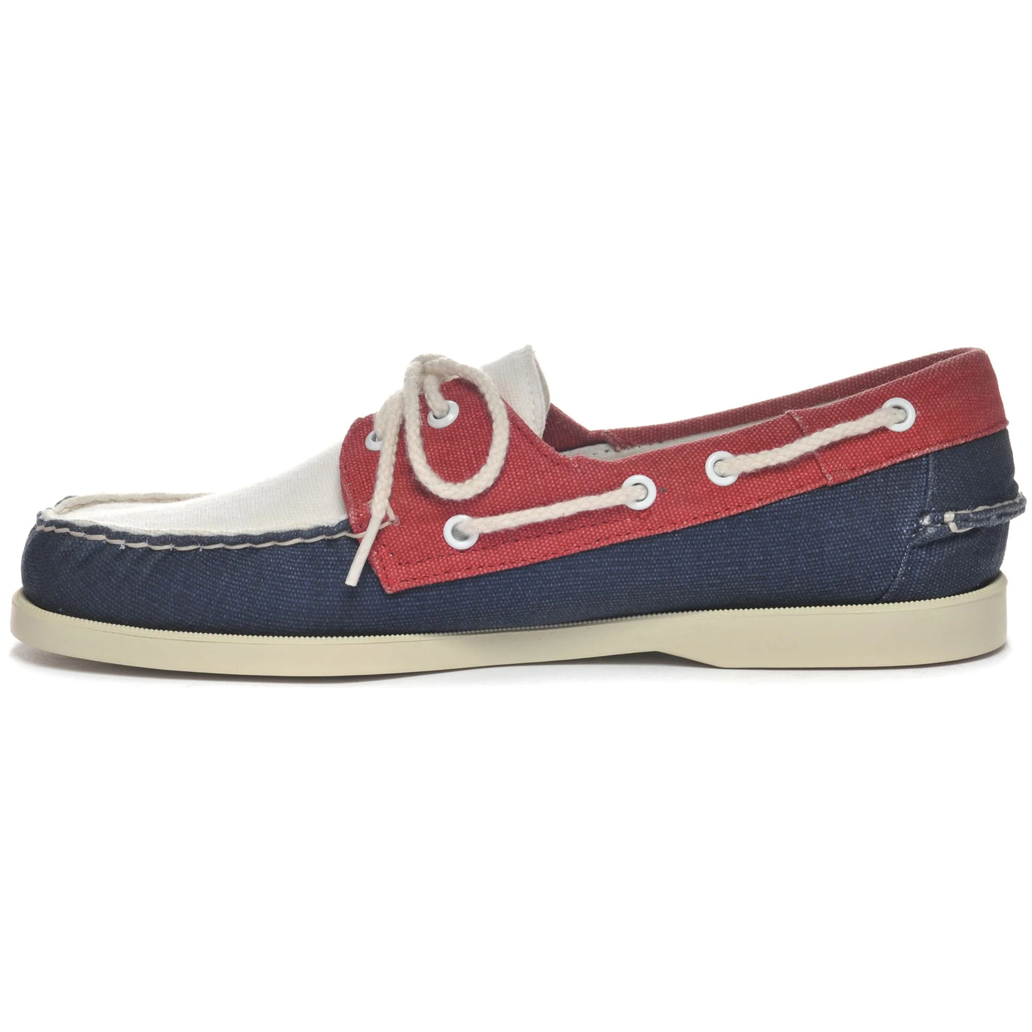 Docksides Sebago Uomo Blue PORTLAND CANVAS SPINNAKER