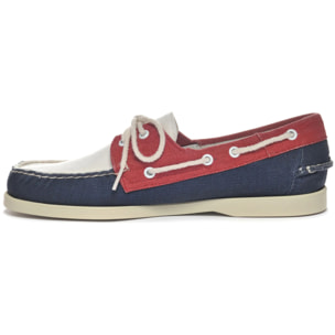 Docksides Sebago Uomo Blue PORTLAND CANVAS SPINNAKER