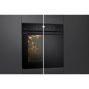 Four encastrable HISENSE BAS614P8B - Pyrolyse - Chaleur pulsée - Porte froide - Rails télescopiques - Écran tactile