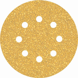 Feuille abrasive BOSCH EXPERT C470 pour ponceuse excentrique perforé - Grain 80 Ø 150 mm 5 pièces - 2608900815