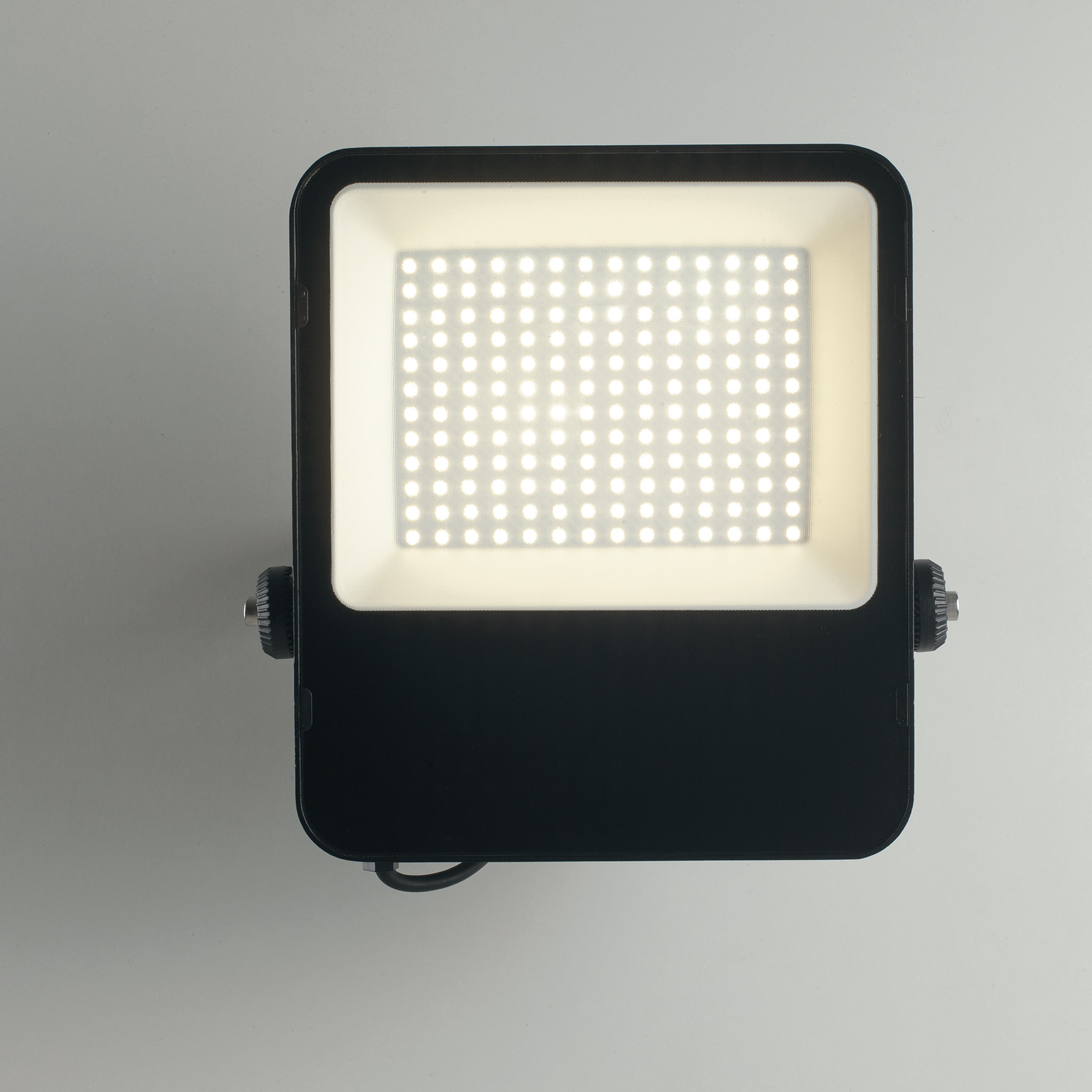 Proiettore TAURUS nero in alluminio 200 W 24000 Lumen 6500 K IP65 ermetico e resistente all'acqua, adatto ad ambienti esterni