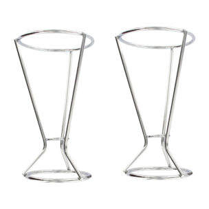 Ensemble de 2 Supports de cornet de frites Fackelmann