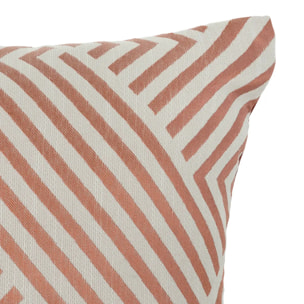 Coussin extérieur "Deyo" 30x50cm rose terracotta