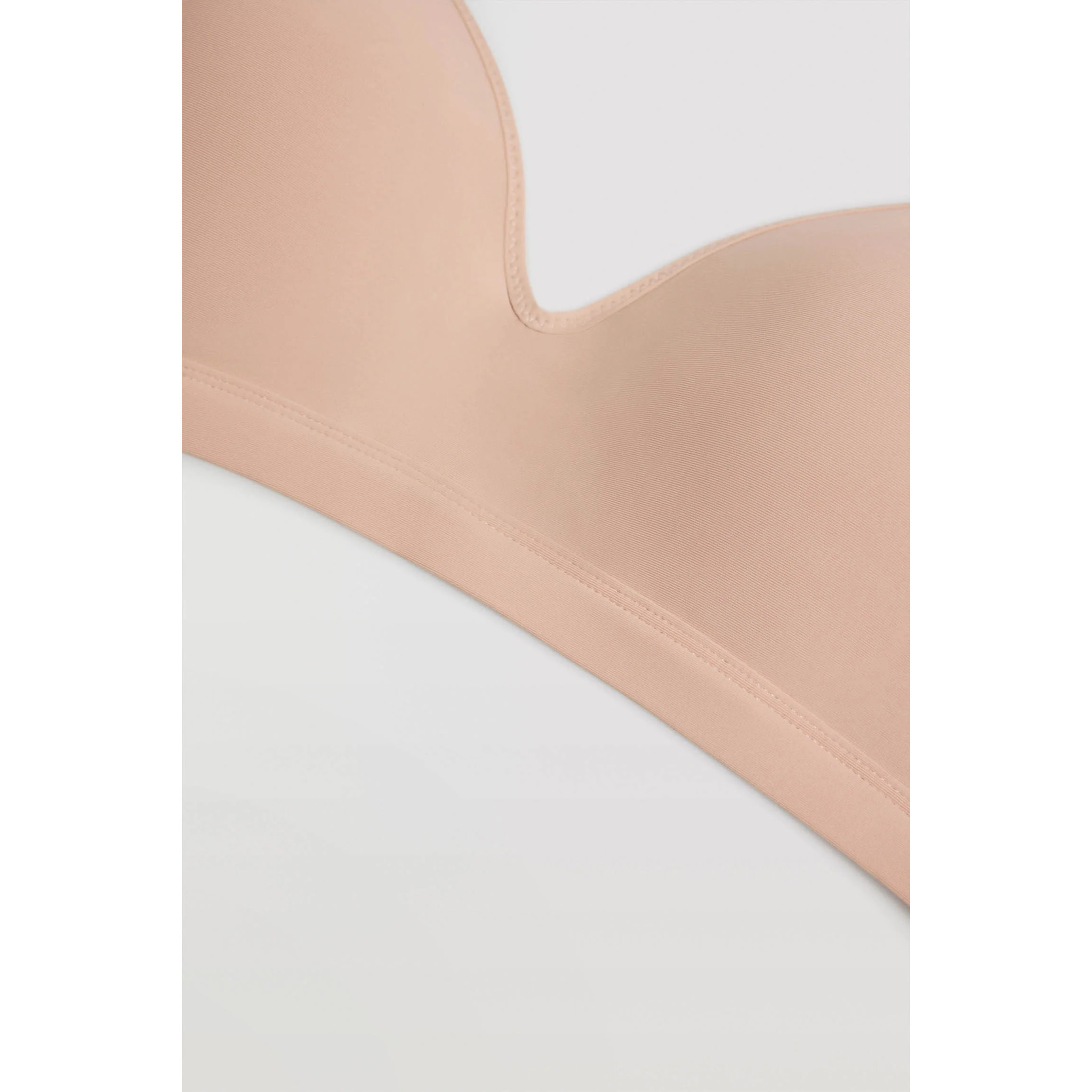 Reggiseno imbottito senza ferretto beige