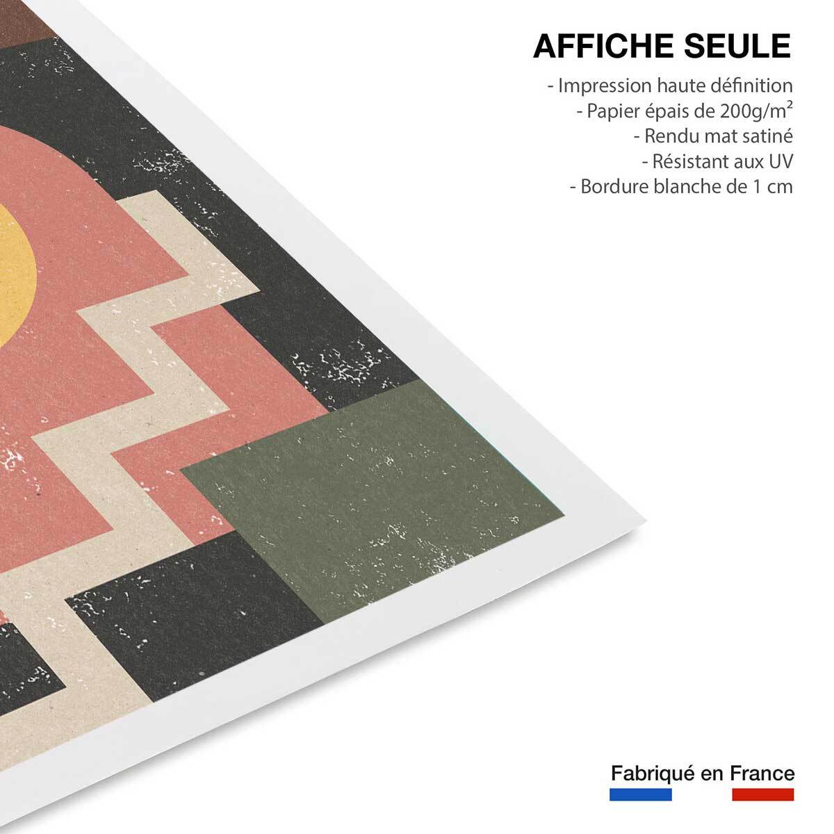 Poster sun stairs Affiche seule