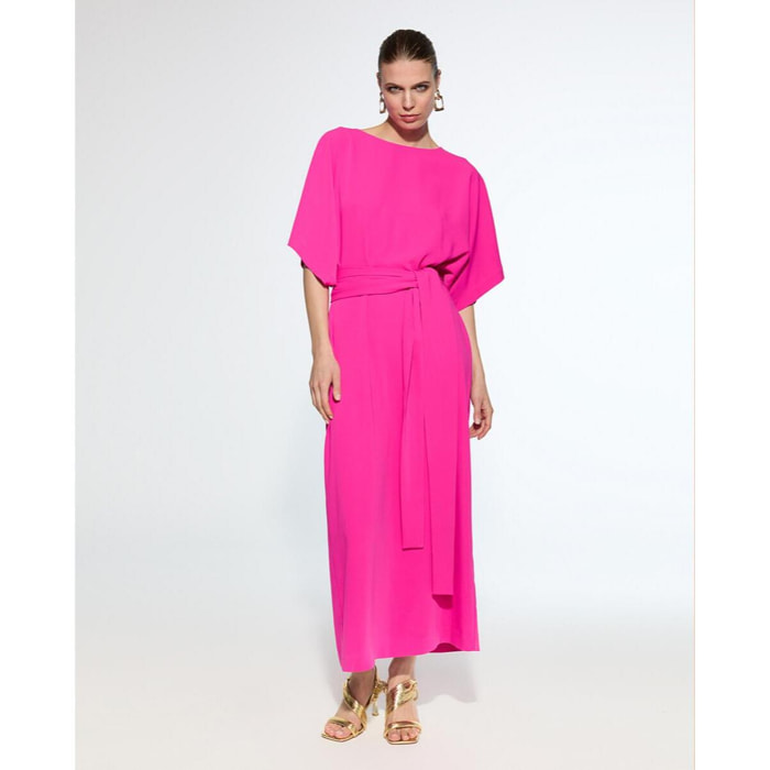 Abito Lungo Fucsia