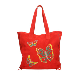 Borsa a spalla  da donna In Vera pelle Made in Italy 35x30x7 cm