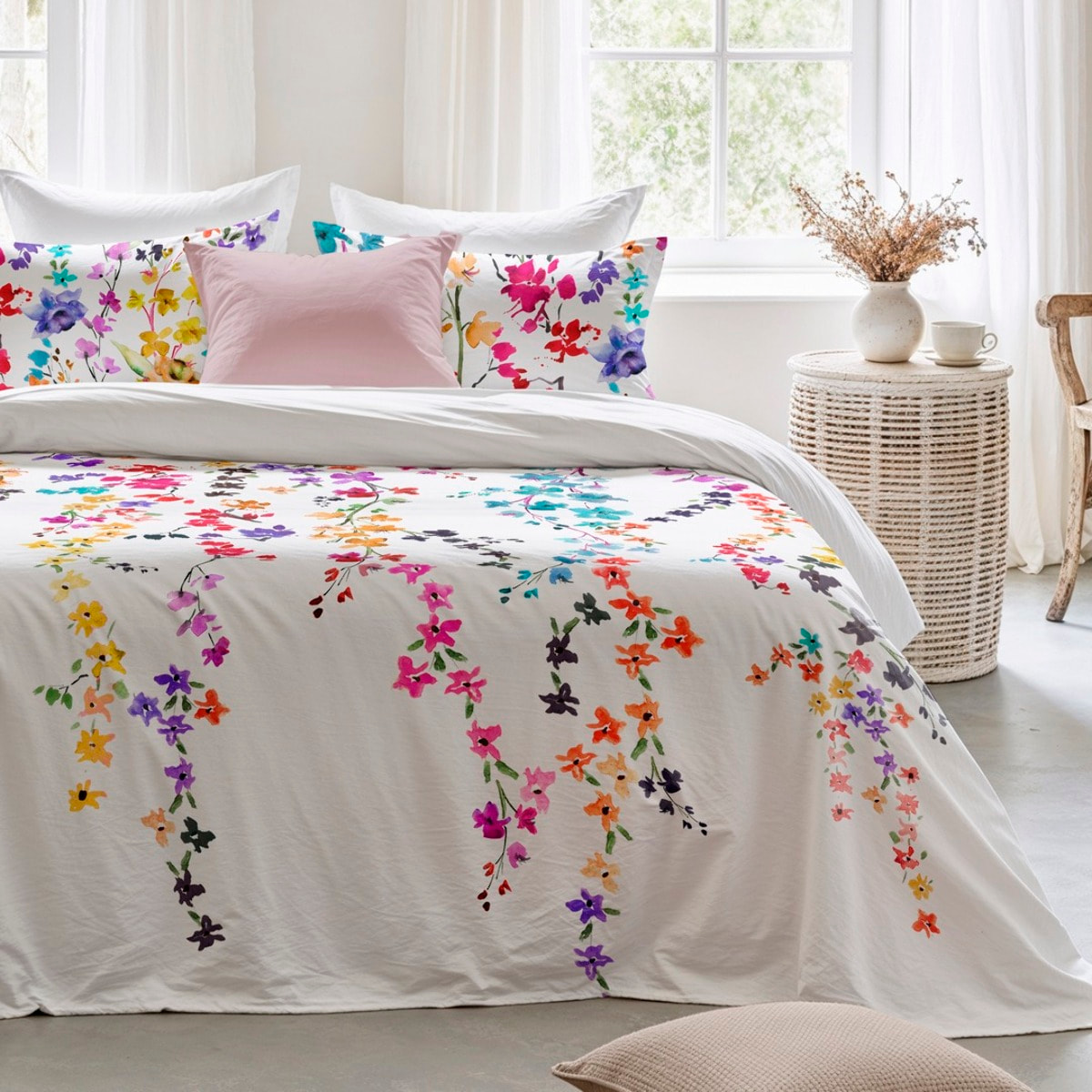 Housse de couette HAKU MULTI 100% coton 79 cm/2