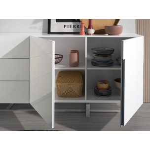 Mueble de TV de Angel Cerda de DM y acero 180x42x85cm