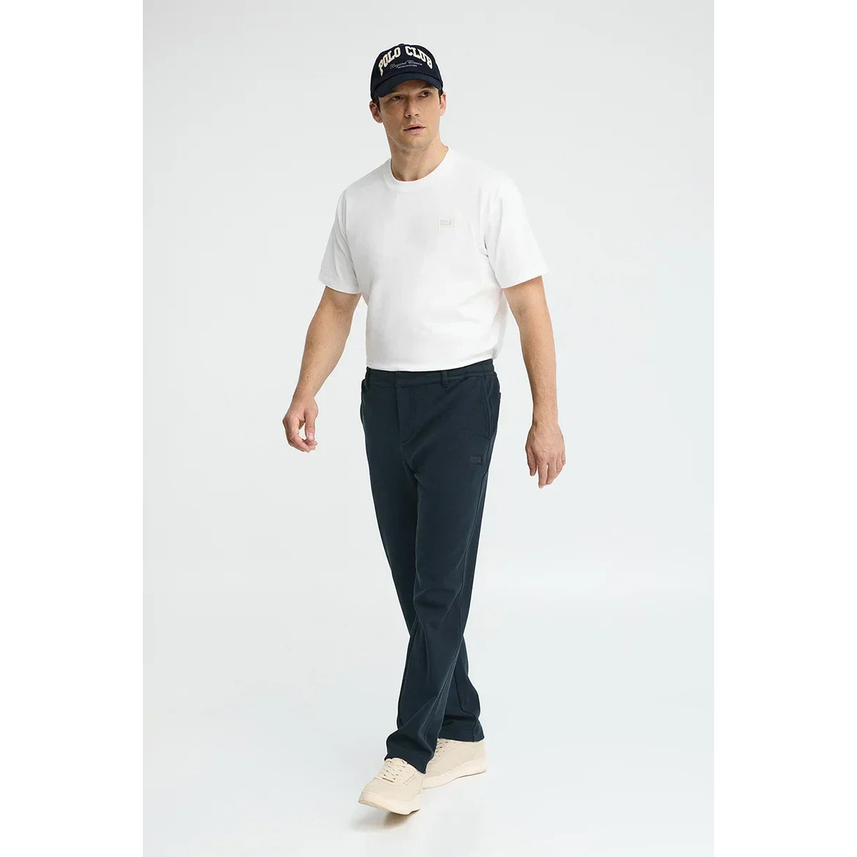 Pantaloni jogger Joil blu marino dal fit regular con logo Polo Club