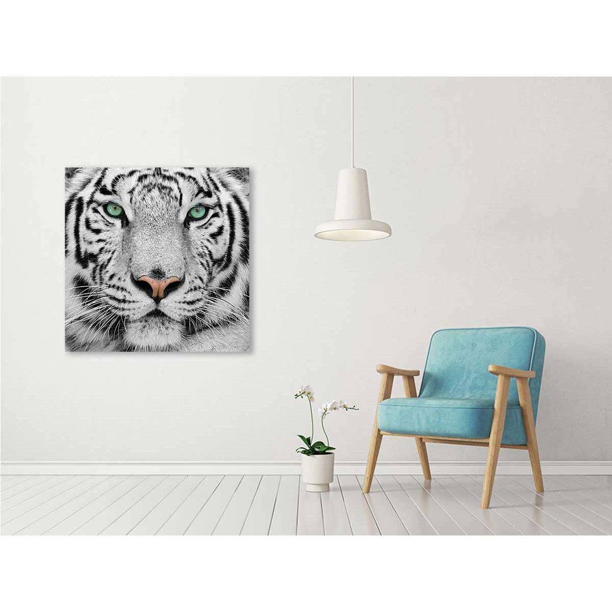 Tableau tête de tigre de sumatra Toile imprimée