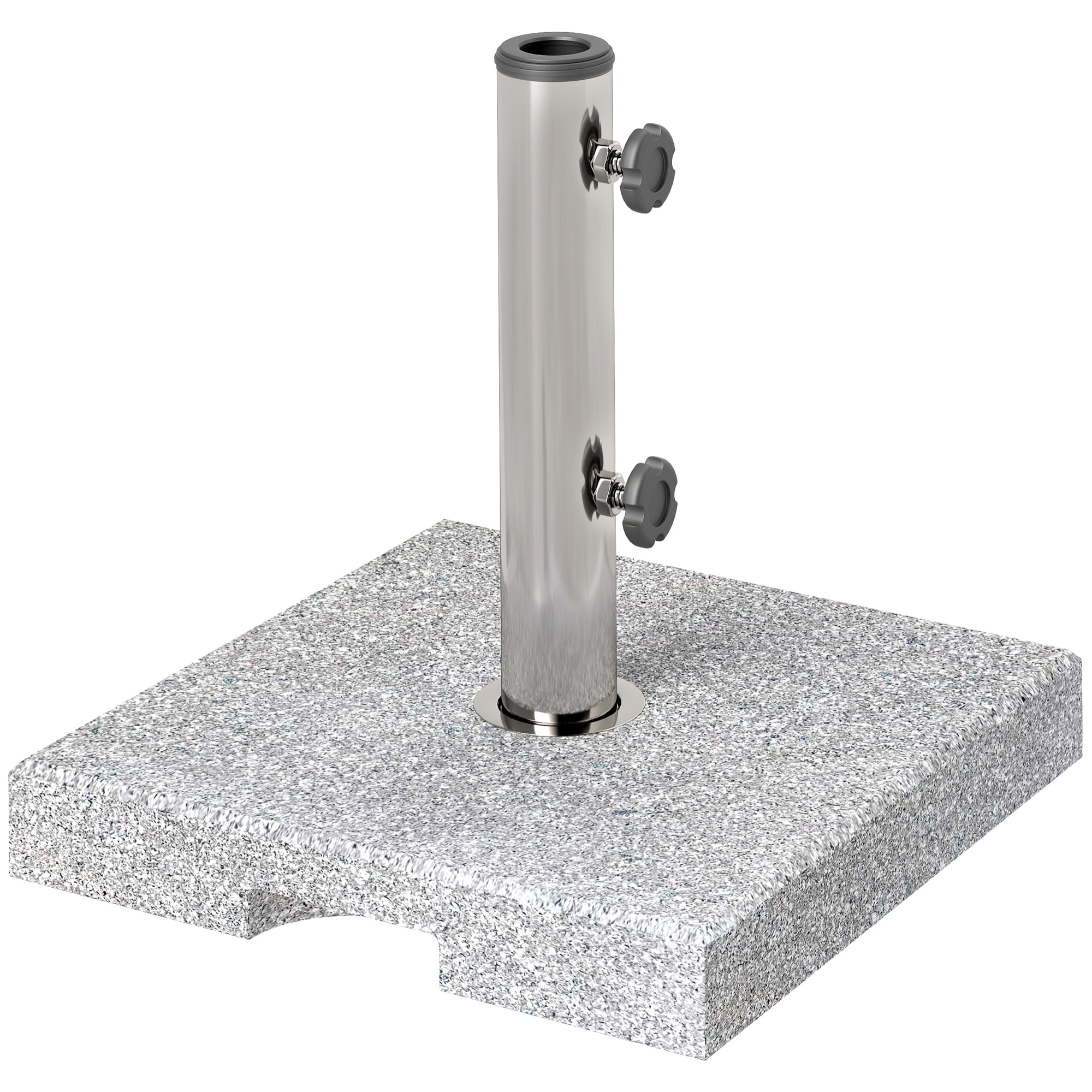 Pied de parasol granite 21 Kg compatible mât dia. 32-48 mm