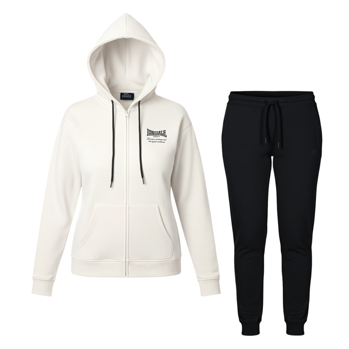 Tuta Donna LONSDALE Cotone Felpato Cappuccio