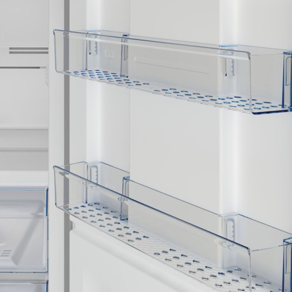 Congélateur armoire BEKO RFNE448E55W