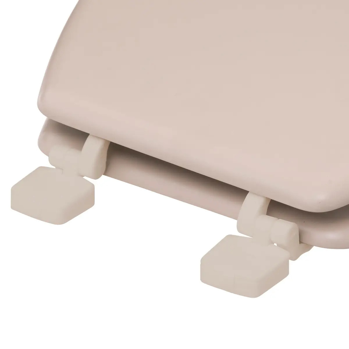 Abattant WC taupe en bois