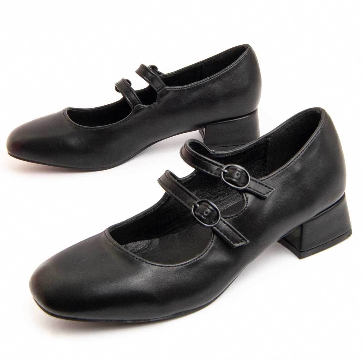 Zapato De Tacón - Negro - Altura: 4 Cm