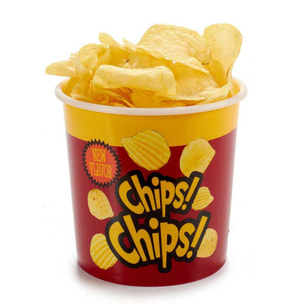 Cubo chips pequeño redondo colección leknes