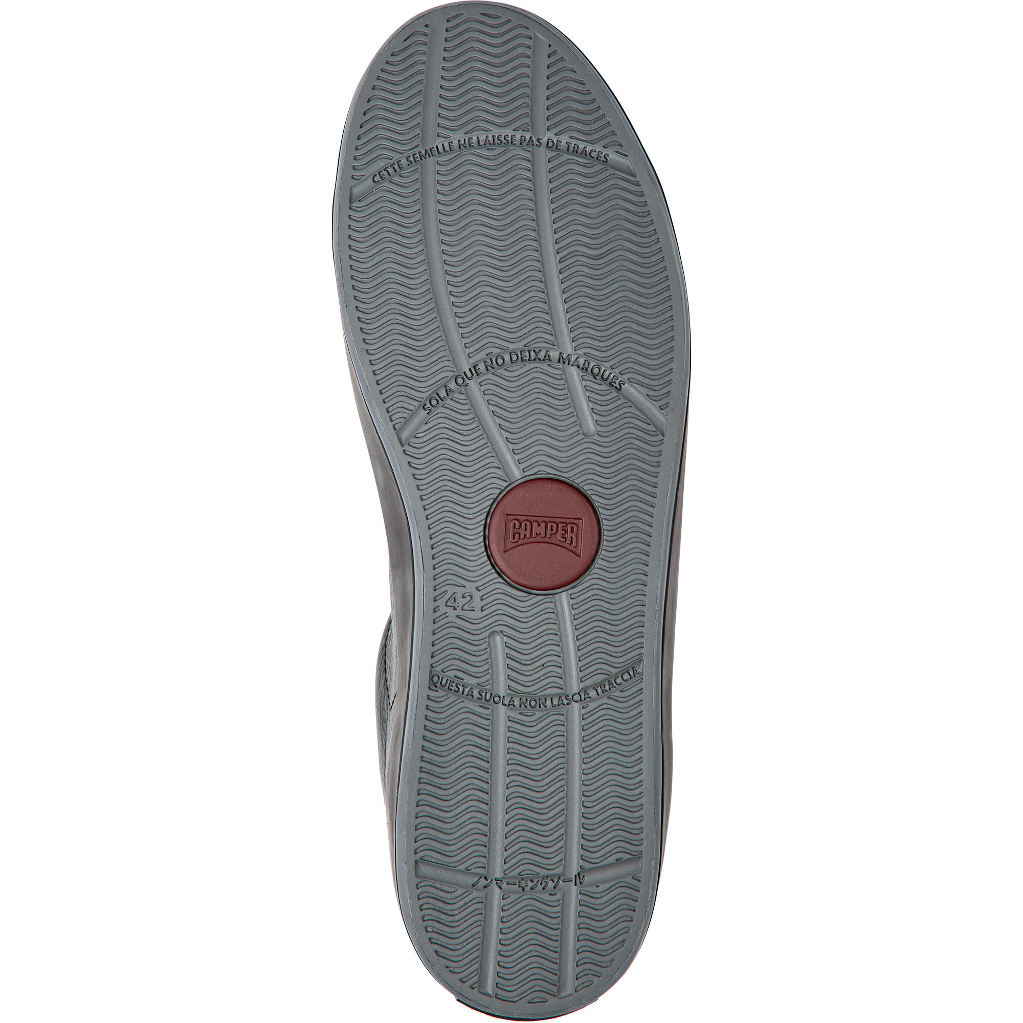 Sneakers - CAMPER Andratx - Nero - Pelle liscia