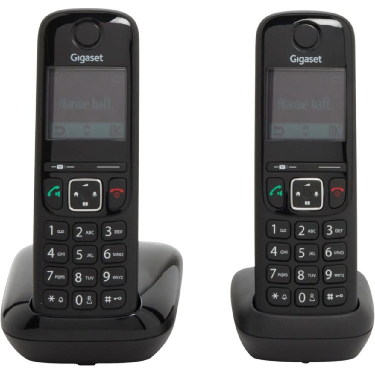 Téléphone sans fil GIGASET AS690 Duo Noir