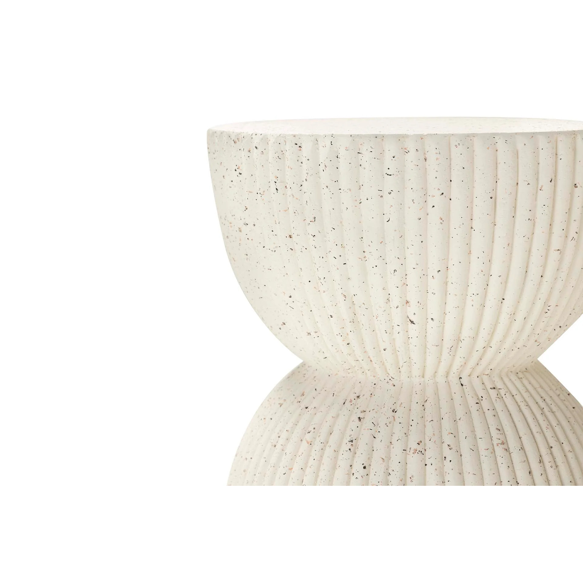 Mesa Auxiliar Taburete Blanco Sedit 38x38x46 Cm