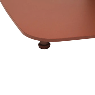 Table de jardin 2 places Alegoria 70x70cm acajou
