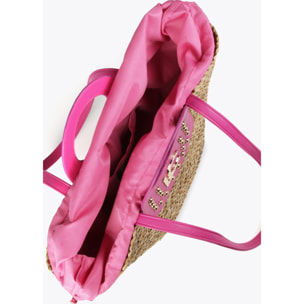 Borsa a cesta grande con borchie