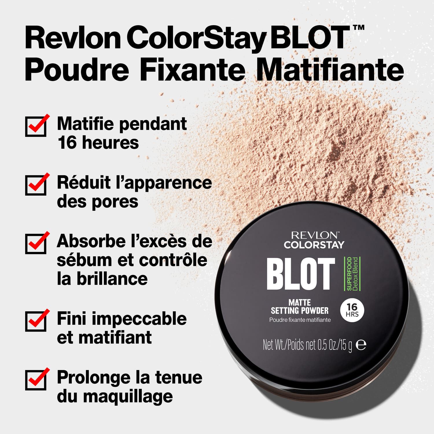 ColorStay Blot Setting Powder - Poudre Fixatrice Flouteuse des Imperfections 15 g