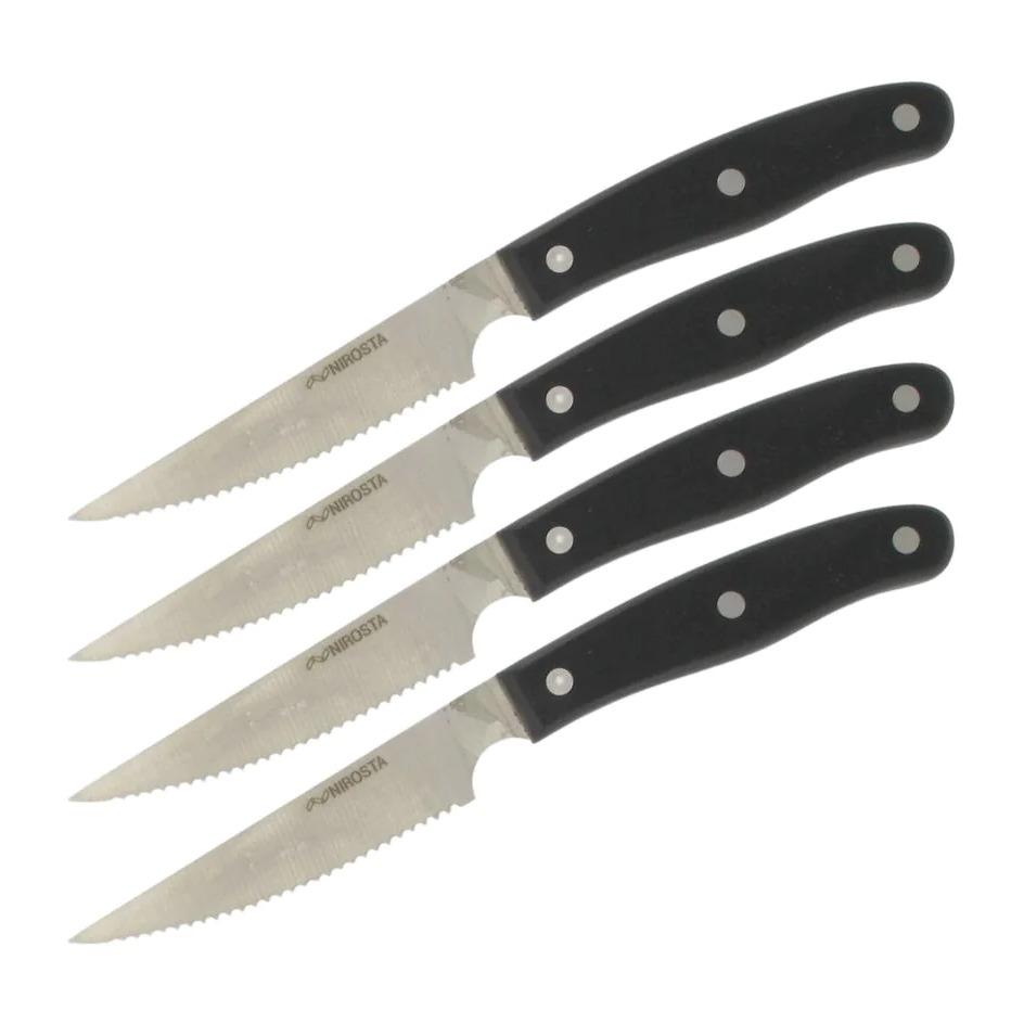 Lot de 4 couteaux à steak 22 cm Nirosta Fit