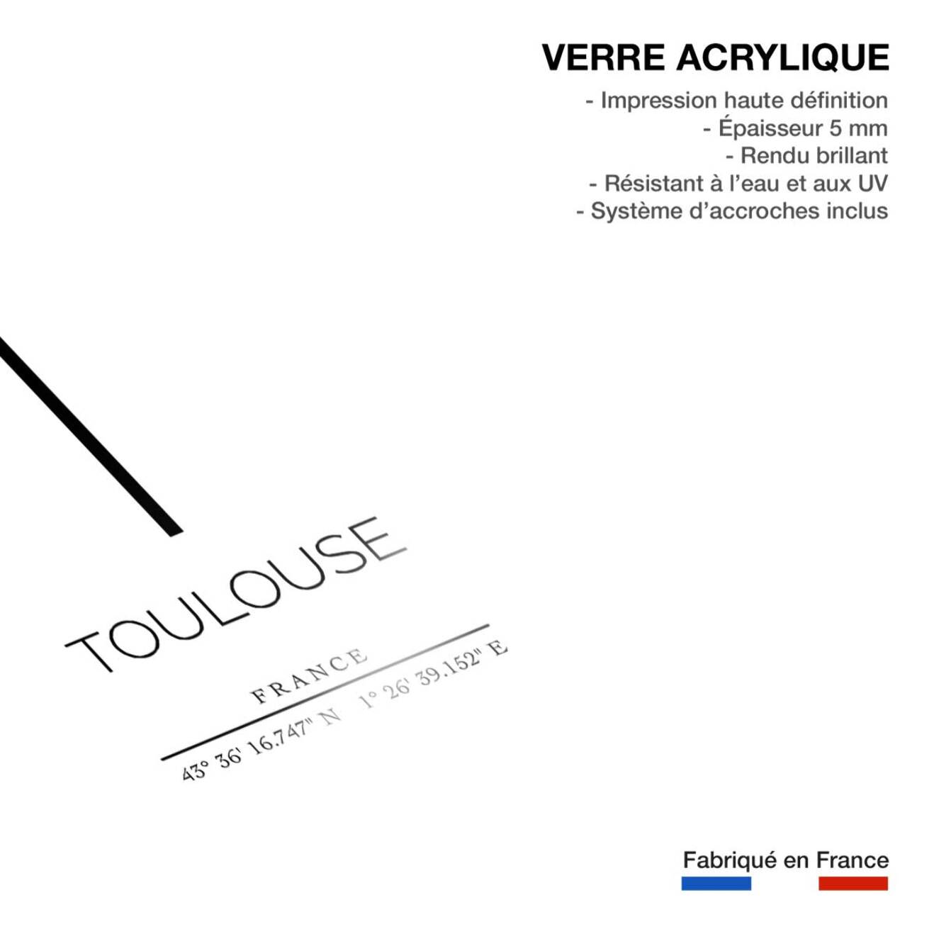 Tableau Toulouse Tableau plexiglas