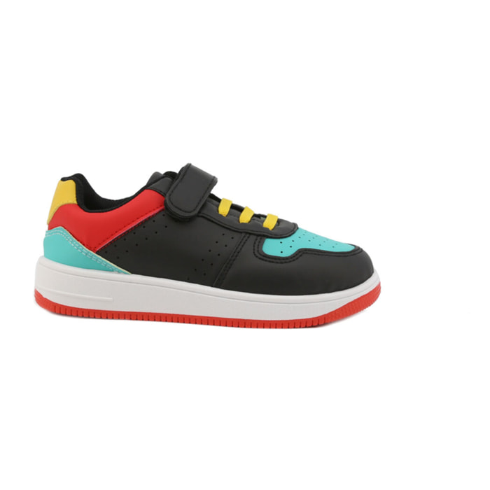 Zapatillas Sneaker para Niño- Shone 002-002 Black/Blue