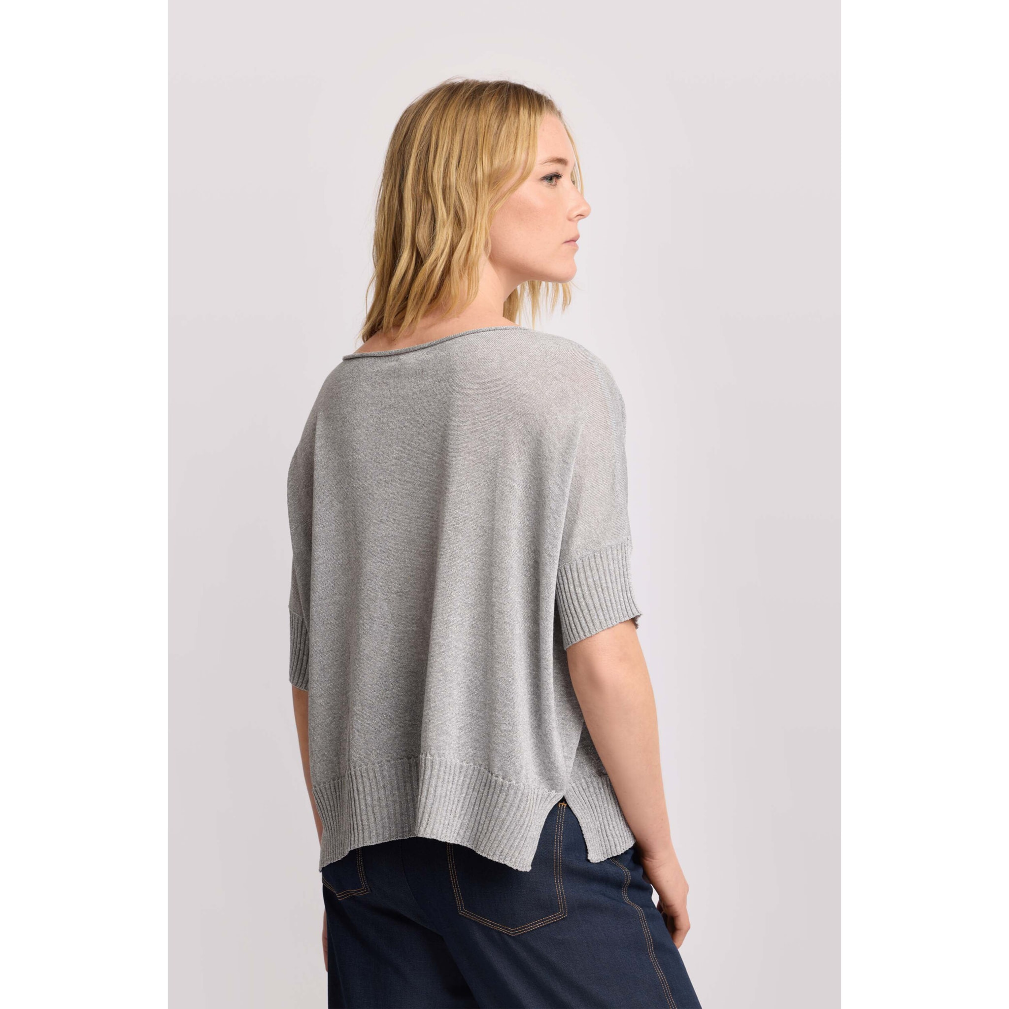 Kocca - Maglia con scollo tondo Donna, Tinta unita, Scollo ampio