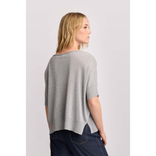 Kocca - Maglia con scollo tondo Donna, Tinta unita, Scollo ampio