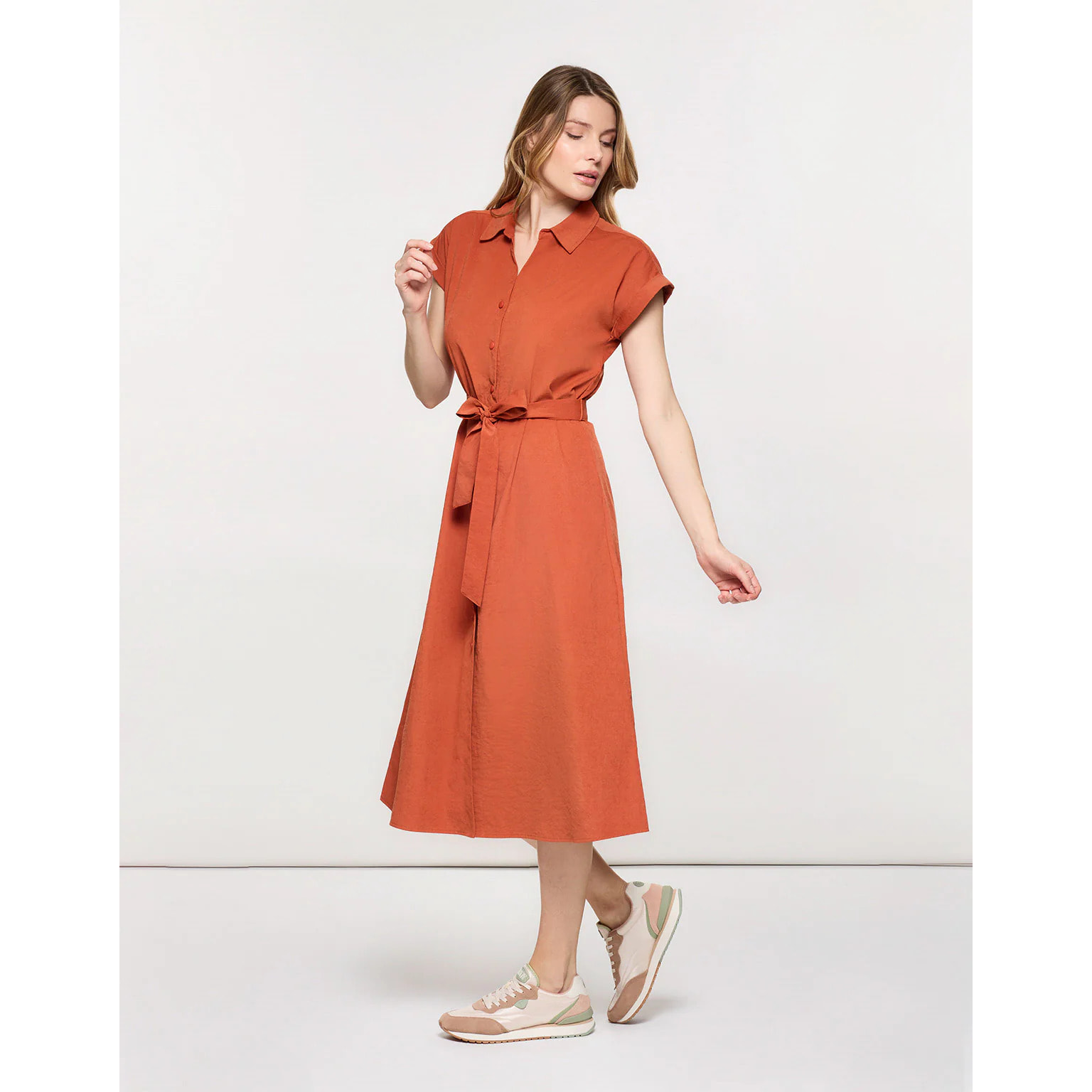 Vestido Midi Naranja - Veronique II