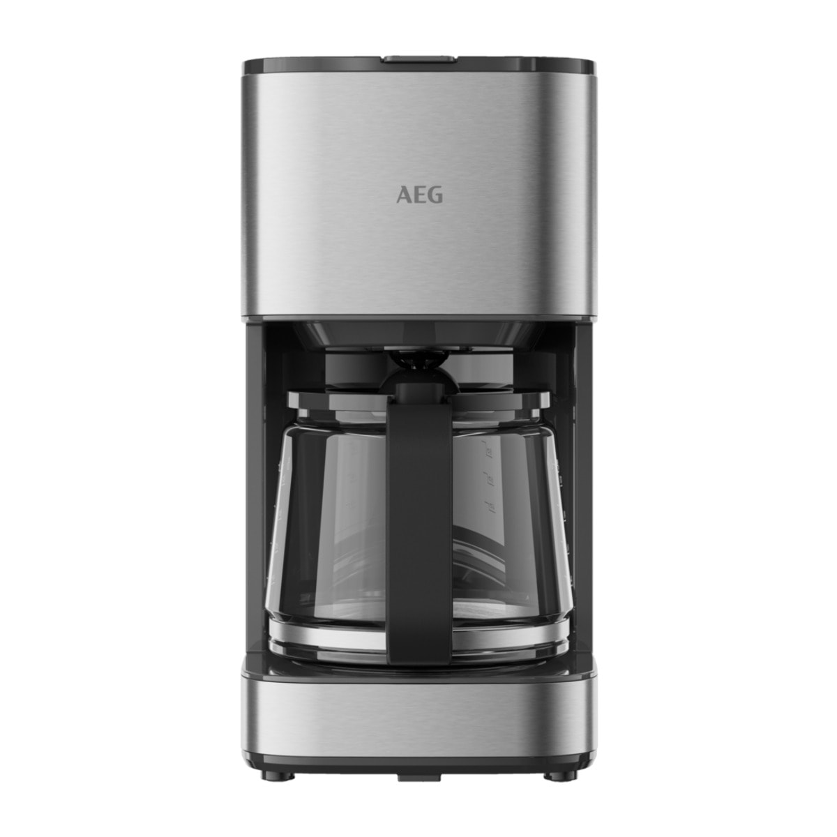 AEG Cafetara de goteo con harra de vidrio para 12 tazas y 1100 W de presión CM3-1-3ST