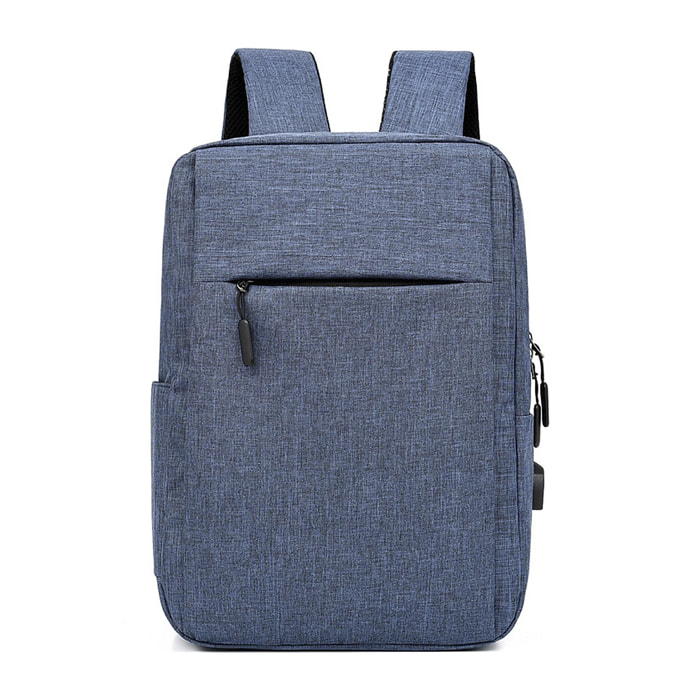 DAM Mochila para Laptop con interfaz de carga USB. 30x13x42 Cm. Color: Azul