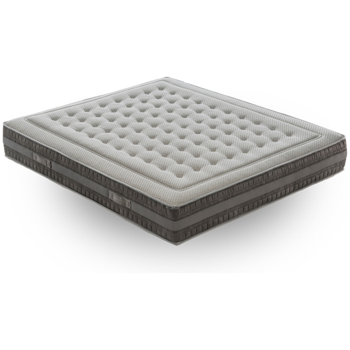 Materasso 140x190 in Memory Foam - 5 Strati - Altezza 26 cm - 7 Zone - Memory 7 cm - Rivestimento Sfoderabile