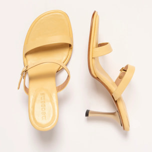 Sandalias con tacón S3194 NAPPA SUN LIGHT/ ALBANA color Sun light