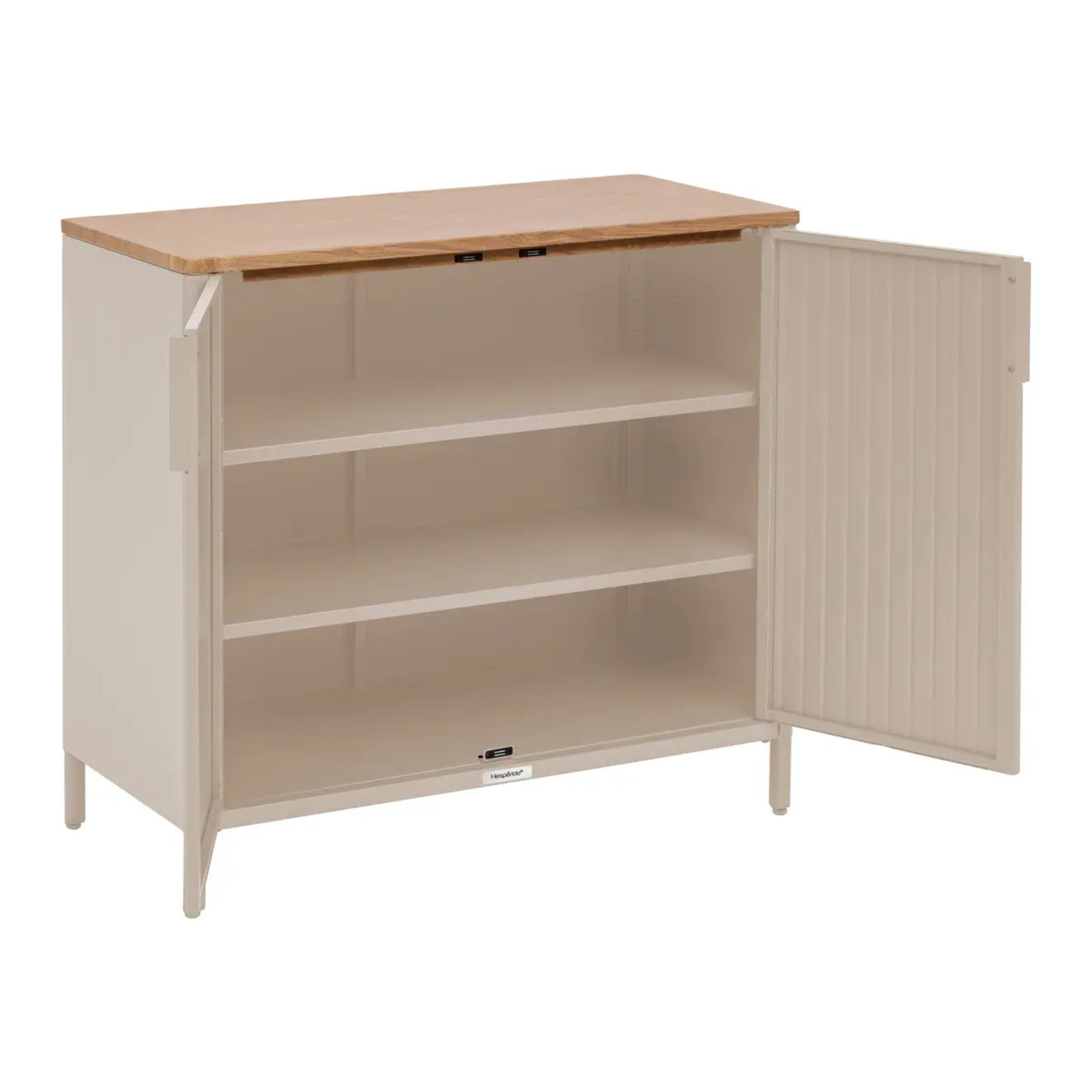 Buffet de jardin Ironia en acier galvanisé argile et lin