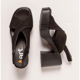 Sandalias con tacón 1990 NOBUCK BLACK / EIVISSA color Black